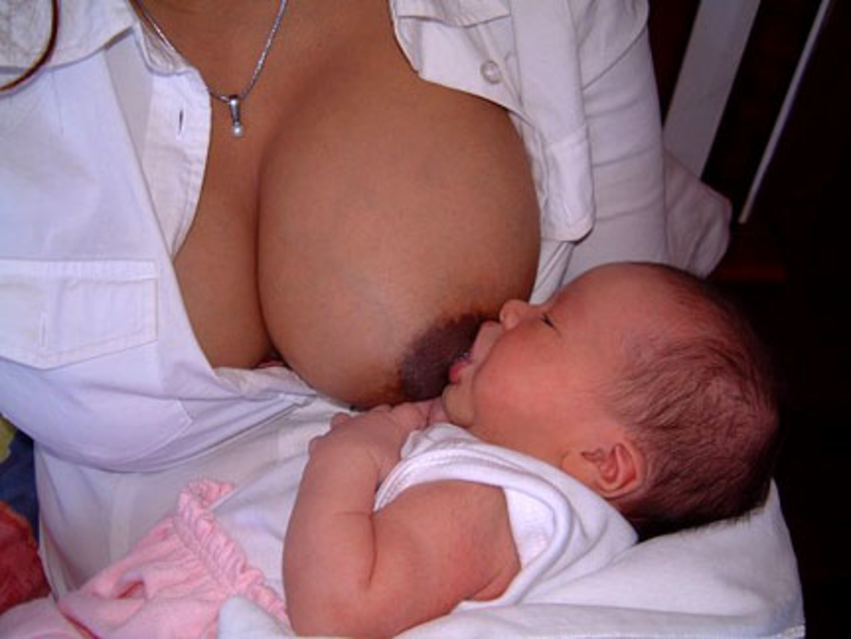грудь кормящей жены фото 105