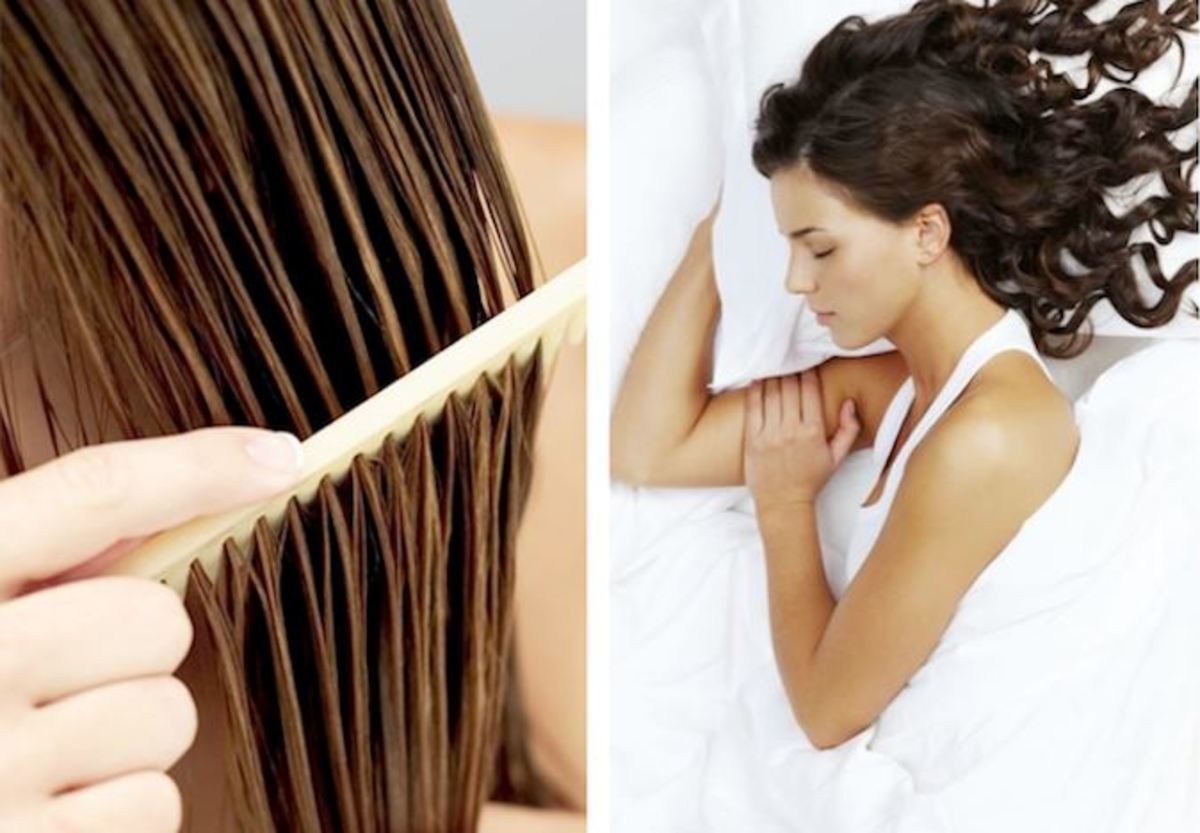 βρεγμένα μαλλιά