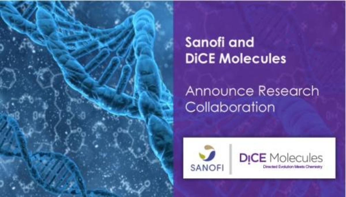 Στρατηγική, παγκόσμια συνεργία της Sanofi με την DiCE Molecules