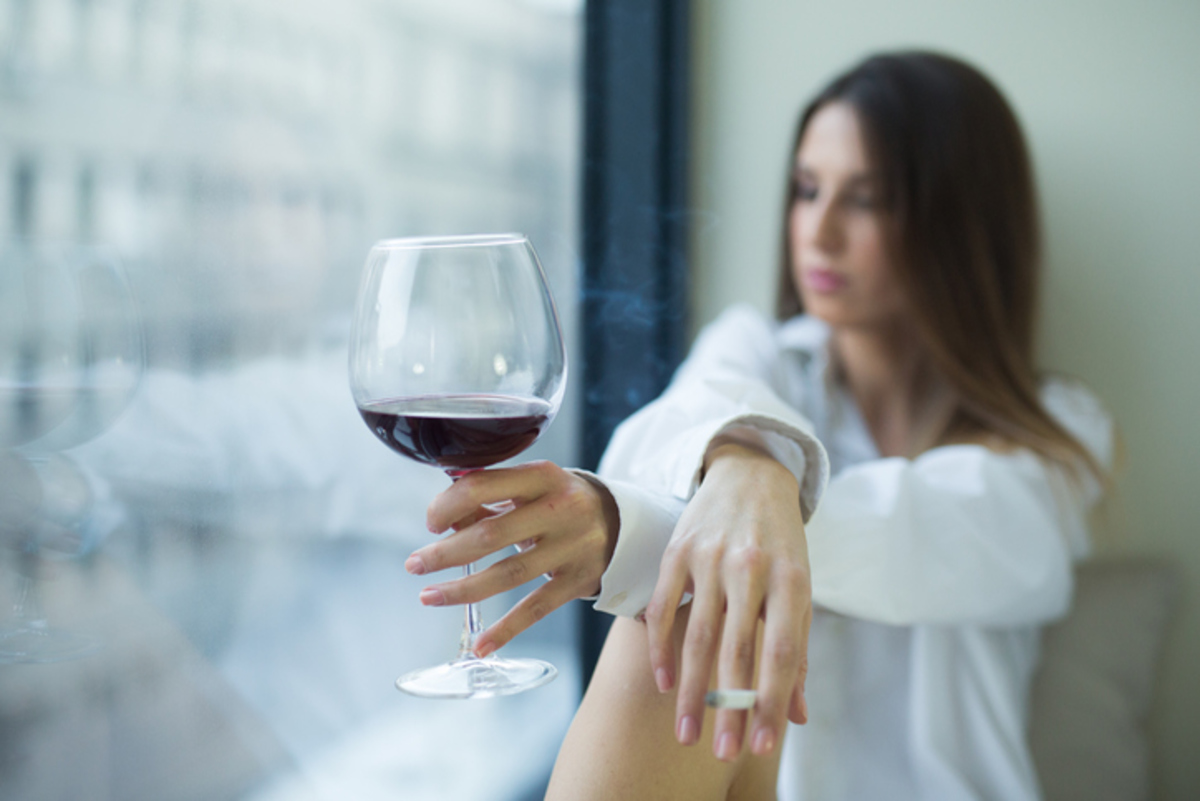 κρασί τσιγάρα