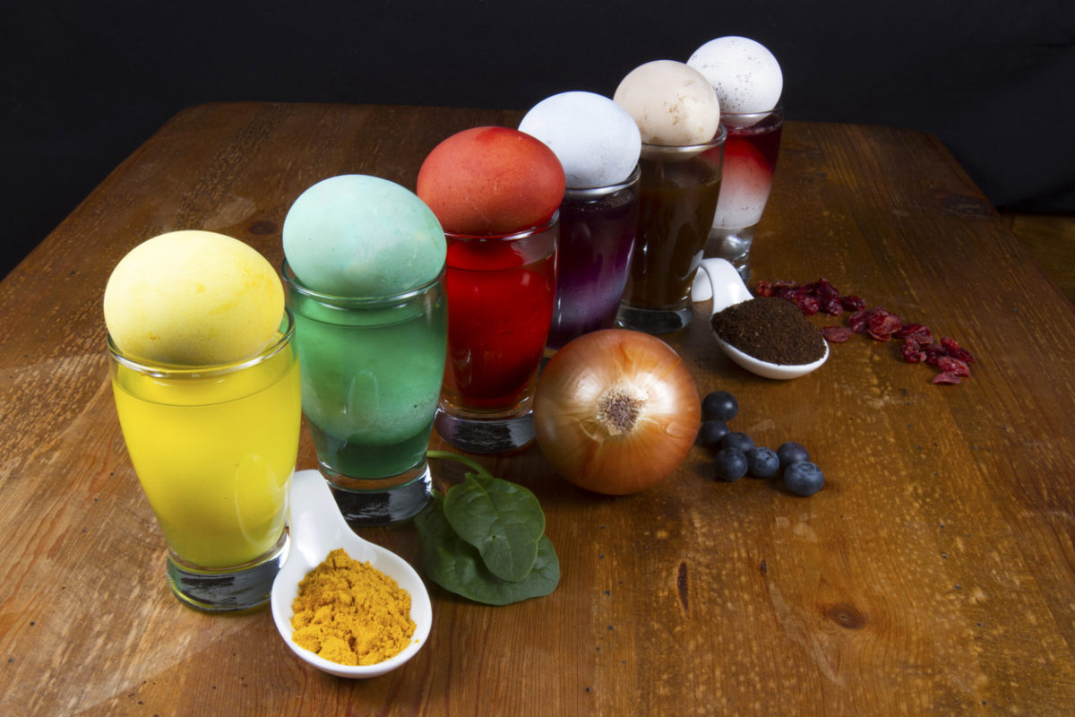 βάψιμο αυγών