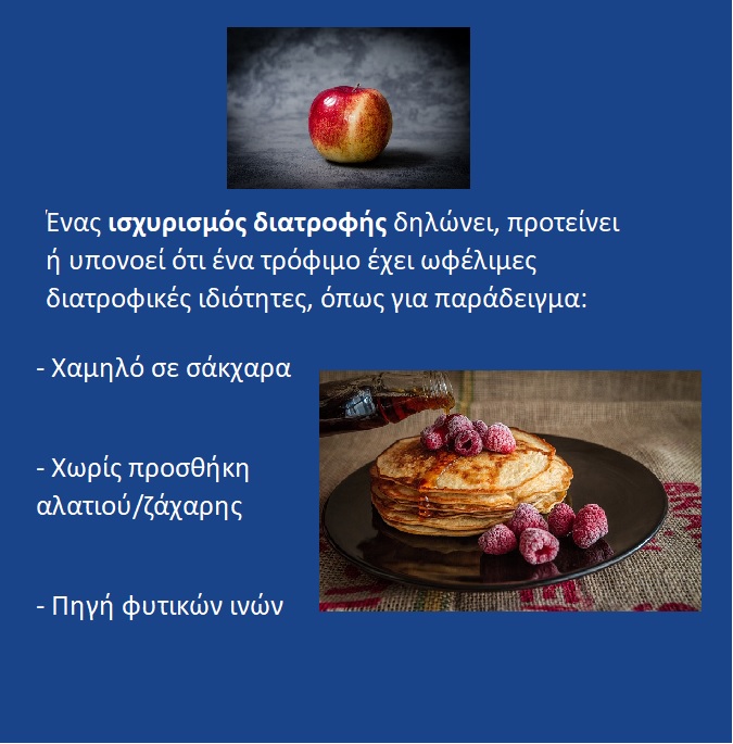 ισχυρισμός υγείας