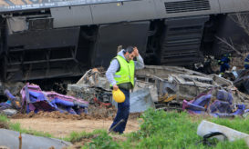 σύγκρουση τρένων