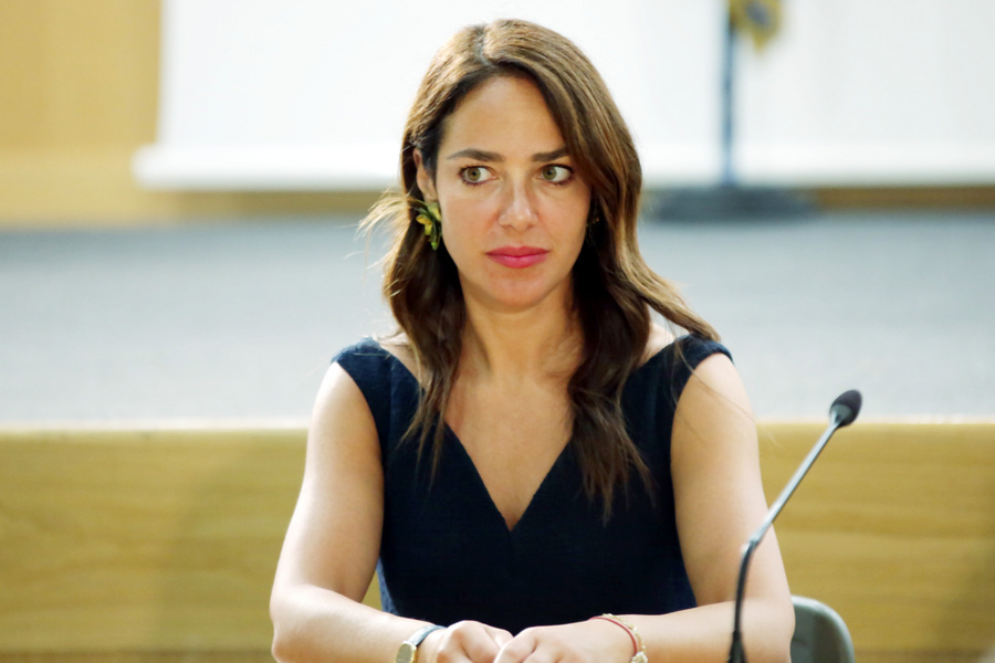 Η υφυπουργός Δόμνα Μιχαηλίδου