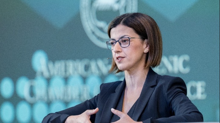 Η αναπληρώτρια υπουργός Υγείας, Ειρήνη Αγαπηδάκη