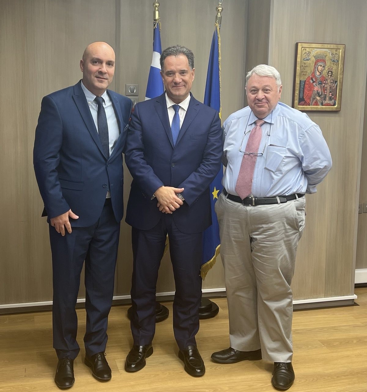 Ελευθέριος Ντούμας, Άδωνις Γεωργιάδης, Βασίλειος Καραχισαρίδης