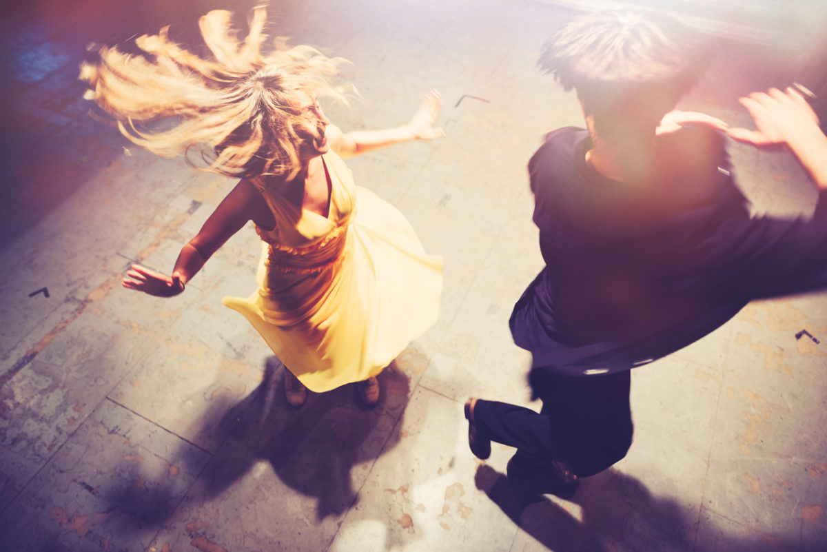 χορός swing ζευγάρι