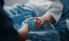 covid, ασθενής στο νοσοκομείο