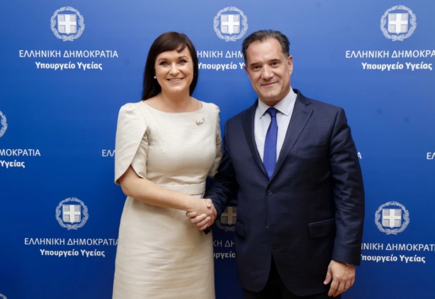 Με την υπουργό Υγείας της Δανίας συναντήθηκε ο Άδωνις Γεωργιάδης