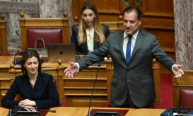 Άδωνις Γεωργιάδης στη Βουλή