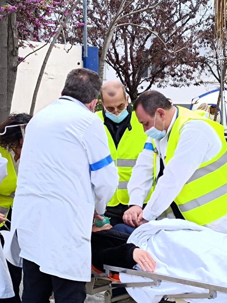 Επιτυχημένη άσκηση ετοιμότητας στο νοσοκομείο «Η Αγία Βαρβάρα» 