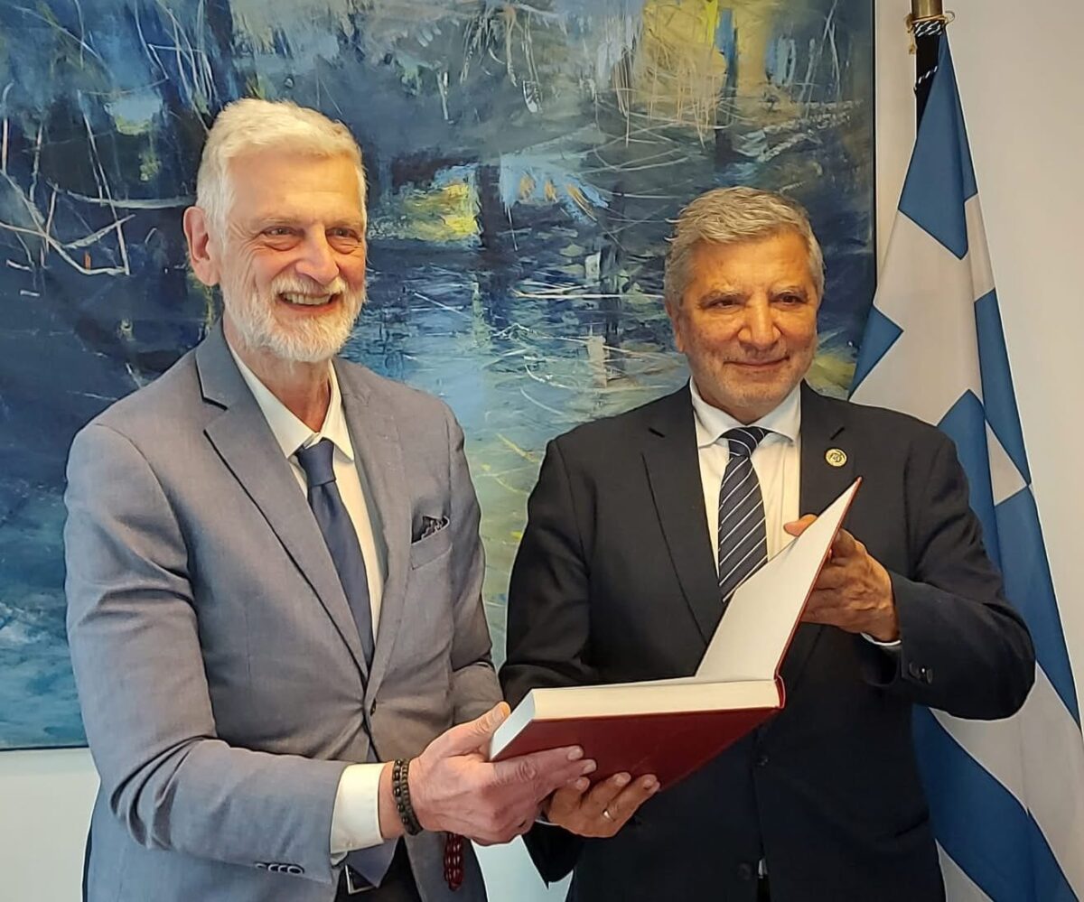 Συνάντηση του Προέδρου του ΙΣΑ, Γ. Πατούλη, με τον Υφυπουργό Εξωτερικών Γ. Λοβέρδο