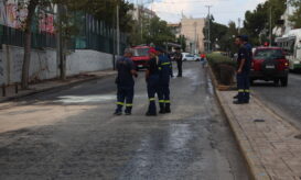 Πυροσβέστης ελαφρά τραυματίας σε ατύχημα με πυροσβεστικό όχημα στη Νέα Χαλκηδόνα