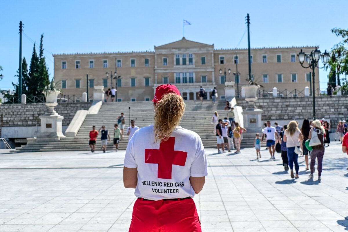 Συνάντηση Γ. Κεφαλογιάννη με τον πρόεδρο του Ελληνικού Ερυθρού Σταυρού, Αντ. Αυγερινό