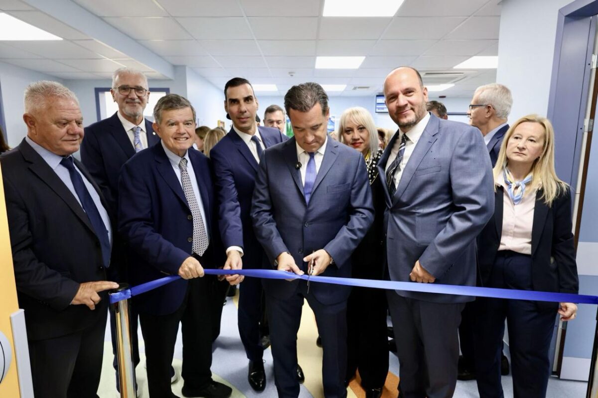 Εγκαινιάστηκε παρουσία του υπουργού και του δωρητή Θανάση Μαρτίνου το Καρδιολογικό Τμήμα του Παίδων «Αγία Σοφία»