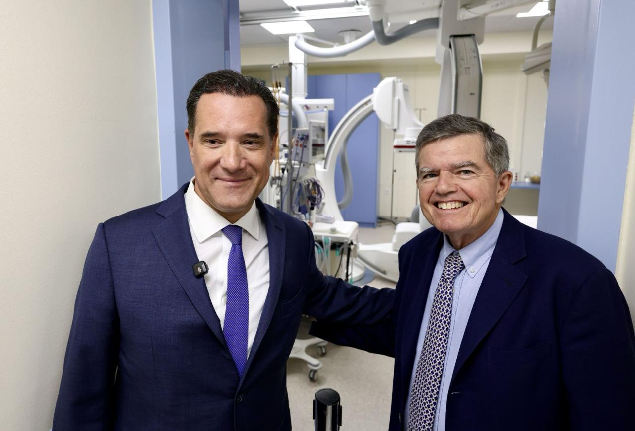 Εγκαινιάστηκε παρουσία του υπουργού και του δωρητή Θανάση Μαρτίνου το Καρδιολογικό Τμήμα του Παίδων «Αγία Σοφία»