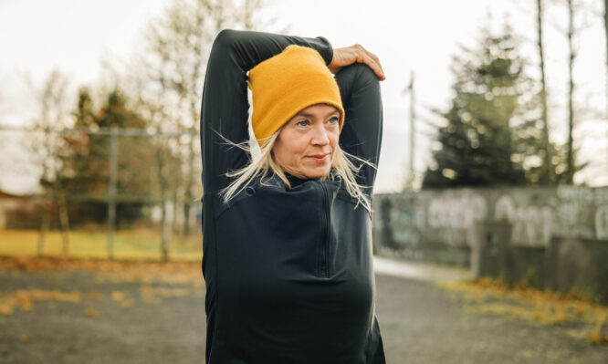 γυμναστική στο κρύο