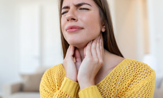 πρησμένες αμυγδαλές